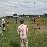 На спорт площадке