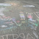 Рисунки на асфальте