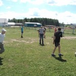 Футбол на спортплощадке