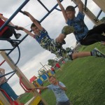 Хорошо на спортплощадке